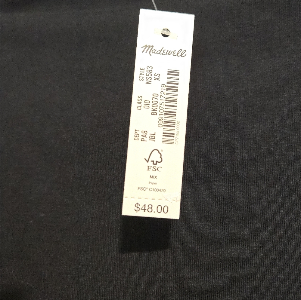 Madewell Short-Sleeve Mockneck Tee - Picture 3 of 4
